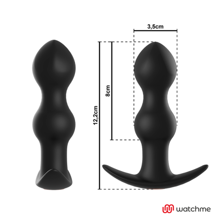 ANBIGUO - WATCHME CONTROL REMOTO PLUG VIBRADOR ANAL TIBERIO ANBIGUO