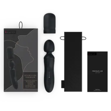 Bthrilled Vibrador Wand Premium Negro - Recargable | B Swish