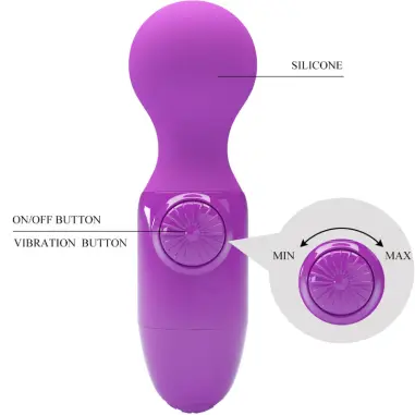 Mini Masajeador Personal Morado - Sumergible | Pretty Love