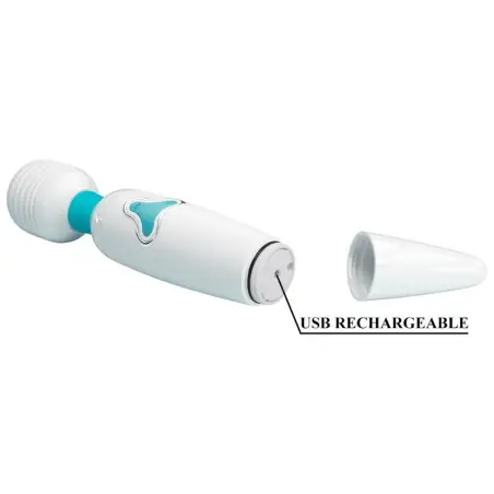 Cloud Vibrador Wand 7 Vibraciones Blanco | Pretty Love