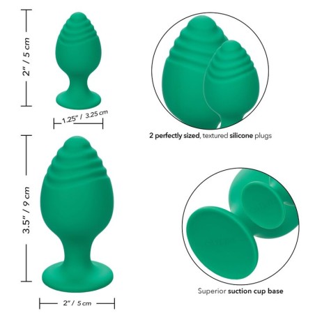 CALEXOTICS - CHEEKY PLUGS ANALES VERDE CALEXOTICS