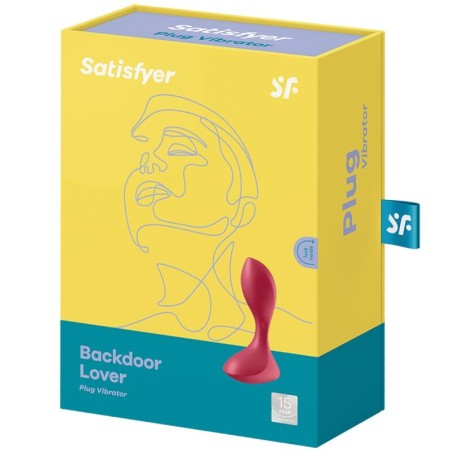 SATISFYER - BACKDOOR LOVER PLUG ANAL VIBRADOR ROJO SATISFYER PLUGS