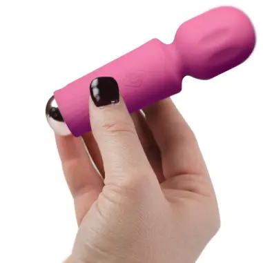Mini Wand Recargable 16 Funciones Fucsia | Rocks-Off