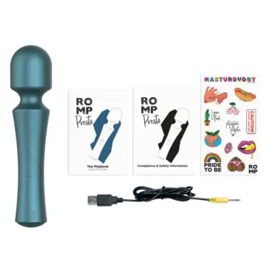 Presto Mini Wand Vibrador Cabezal Flexible Verde | ROMP