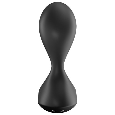 SATISFYER - SWEET SEAL PLUG VIBRADOR APP NEGRO SATISFYER CONNECT