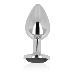 OHMAMA - PLUG ANAL CON CRISTAL NEGRO 8 CM OHMAMA ANAL 2