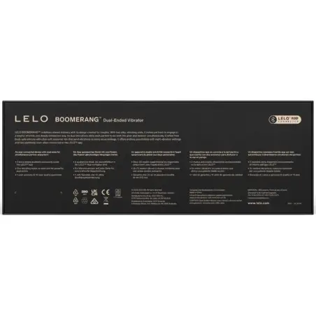Boomerang Vibrador de Doble Extremo Cereza | LELO