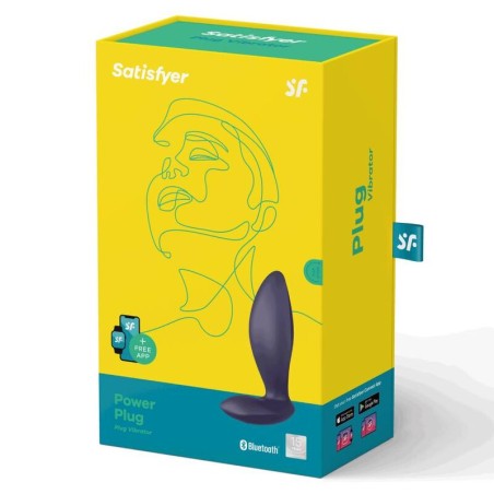 SATISFYER - POWER PLUG MORADO SATISFYER PLUGS