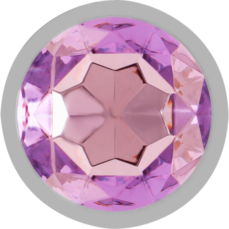 INTENSE - PLUG ANAL METAL ALUMINIO CON CRISTAL VIOLETA TALLA L INTENSE ANAL TOYS