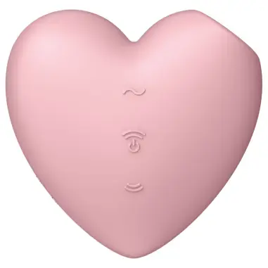 Cutie Heart Estimulador y Vibrador Rosa | Satisfyer