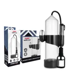 PUMP ADDICTED - BOMBA ERECCIÓN RX7 TRANSPARENTE CON VIBRADOR 2