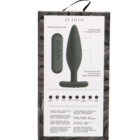 JE JOUE - EGON PLUG ANAL VIBRADOR NEGRO JE JOUE