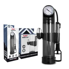 PUMP ADDICTED - BOMBA ERECCIÓN RX9 NEGRO CON VIBRADOR 2