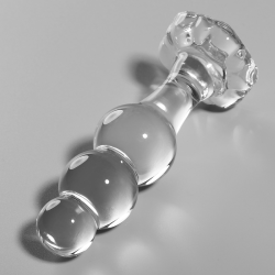 NEBULA SERIES BY IBIZA - MODELO 1 PLUG CRISTAL TRANSPARENTE 10.5 CM -O- 3 CM NEBULA SERIES BY IBIZA 2