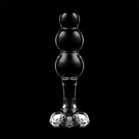 NEBULA SERIES BY IBIZA - MODELO 1 PLUG CRISTAL TRANSPARENTE 10.5 CM -O- 3 CM NEBULA SERIES BY IBIZA