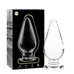 NEBULA SERIES BY IBIZA - MODELO 4 PLUG CRISTAL TRANSPARENTE 11 CM -O- 5 CM NEBULA SERIES BY IBIZA