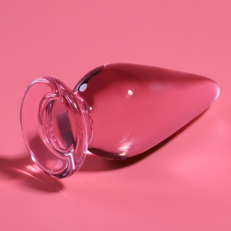 NEBULA SERIES BY IBIZA - MODELO 4 PLUG CRISTAL ROSA 11 CM -O- 5 CM NEBULA SERIES BY IBIZA