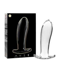 NEBULA SERIES BY IBIZA - MODELO 5 PLUG CRISTAL TRANSPARENTE 12.5 CM -O- 3.5 CM NEBULA SERIES BY IBIZA