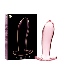 NEBULA SERIES BY IBIZA - MODELO 5 PLUG CRISTAL ROSA 12.5 CM -O- 3.5 CM NEBULA SERIES BY IBIZA