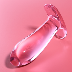 NEBULA SERIES BY IBIZA - MODELO 5 PLUG CRISTAL ROSA 12.5 CM -O- 3.5 CM NEBULA SERIES BY IBIZA 2