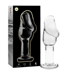 NEBULA SERIES BY IBIZA - MODELO 6 PLUG CRISTAL TRANSPARENTE 12.5 CM -O- 4 CM NEBULA SERIES BY IBIZA