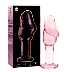 NEBULA SERIES BY IBIZA - MODELO 6 PLUG CRISTAL ROSA 12.5 CM -O- 4 CM NEBULA SERIES BY IBIZA