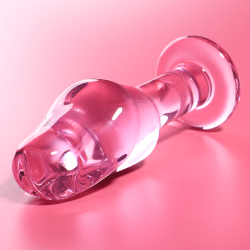 NEBULA SERIES BY IBIZA - MODELO 6 PLUG CRISTAL ROSA 12.5 CM -O- 4 CM NEBULA SERIES BY IBIZA 2
