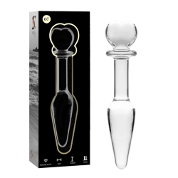 NEBULA SERIES BY IBIZA - MODELO 7 PLUG CRISTAL TRANSPARENTE 13.5 CM -O- 3 CM NEBULA SERIES BY IBIZA