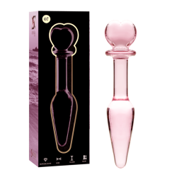 NEBULA SERIES BY IBIZA - MODELO 7 PLUG CRISTAL ROSA 13.5 CM -O- 3 CM NEBULA SERIES BY IBIZA