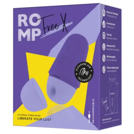 Free X Estimulador de Clítoris con Tapa 10 Niveles | ROMP