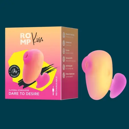 Kiss Succionador de Clítoris Vibrador de Dedo Recargable