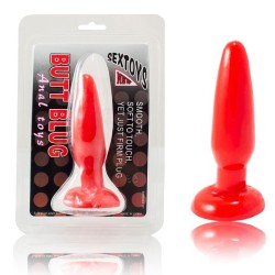 BAILE - PLUG ANAL PEQUEÑO ROJO 15 CM BAILE ANAL 2