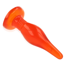 BAILE - PLUG ANAL TACTO SUAVE ROJO 14.2 CM BAILE ANAL 2