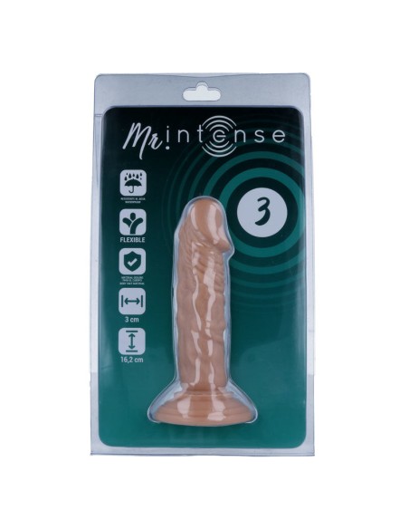 MR INTENSE - 3 PENE REALÍSTICO 16.2 CM -O- 3 CM 