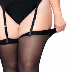 LEG AVENUE - MEDIAS NEGRAS PLUS LEG AVENUE HOSIERY 2