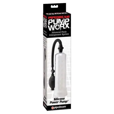 Bomba de Ereccion de Silicona Transparente | Pump Worx