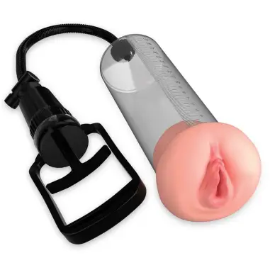 Bomba de Erección con Vagina - Juguete para Hombre