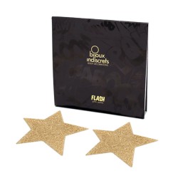 BIJOUX - INDISCRETS PEZONERAS FLASH ESTRELLA DORADA BIJOUX FLASH COLLECTION 2