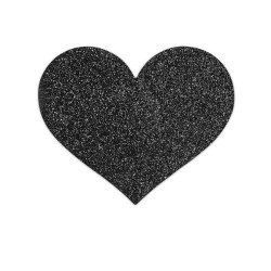 BIJOUX - INDISCRETS PEZONERAS FLASH CORAZÓN NEGRO BIJOUX FLASH COLLECTION