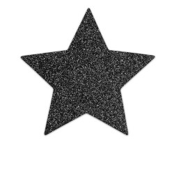 BIJOUX - INDISCRETS PEZONERAS FLASH ESTRELLA NEGRO BIJOUX FLASH COLLECTION