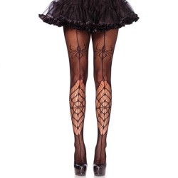 LEG AVENUE - MEDIAS SPIDER NEGRO LEG AVENUE HOSIERY