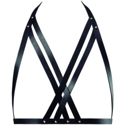 BIJOUX INDISCRETS MAZE - SUJETADOR CON CORREAS NEGRO BIJOUX MAZE