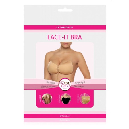 BYE-BRA - LACE-IT REALZADOR PUSH-UP NEGRO COPA A BYE BRA - BRAS