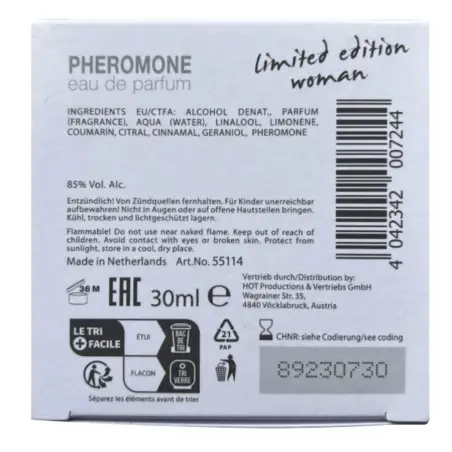 Perfume con Feromonas Dubai Edición Limitada Mujer 30 ml