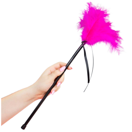 SECRETPLAY - PLUMERO PLUMAS ROSA 40 CM SECRETPLAY 100% FETISH