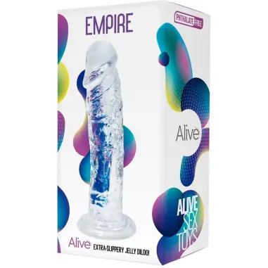 Empire Pene Realístico Transparente 19.3 cm | Alive