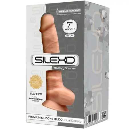 Modelo 1 Pene Realístico Silicona Premium Silexpan 17.5 cm