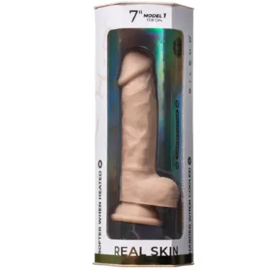 Modelo 1 Real Skin Pene Realístico Termo Reactivo 17.8 cm