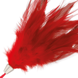 DARKNESS - PLUMA ESTIMULADORA ROJO 17CM DARKNESS SENSATIONS 2