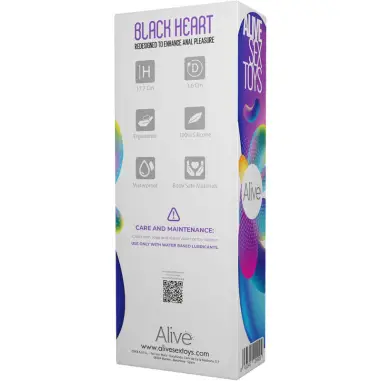 Black Heart Estimulador Anal - Sumergible | Alive